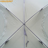Spacious Waterproof Wind-Resist Free-standing 8-person Geodesic Tent Semisphere Tent with Chinmeny Jacket Tent OEM ODM