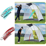 Golf Net, Exclusive and Innovative High Stability Golf Practice Net, 10 x 7 Feet High-Impact Golf Ball Aid Net OEM ODM