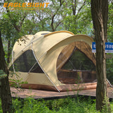 New Spacious Dome Tent for 5 Person 30D Nylon Ripstop Waterproof Tent