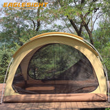 New Spacious Dome Tent for 5 Person 30D Nylon Ripstop Waterproof Tent