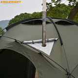 Spacious Waterproof Wind-Resist Free-standing 8-person Geodesic Tent Semisphere Tent with Chinmeny Jacket Tent OEM ODM