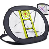 Golf Chipping Net, Strongly Stable Pop Up 3 Holes Golfing Target Net for Indoor/Outdoor/Backyard Accuracy and Swing Practice, Portable Golf Training Net