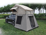 Extra Long Size Roof Top Tent 4 Person SUV Soft Shell Roof Top Tent with Changing Room