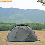 Spacious Waterproof Wind-Resist Free-standing 8-person Geodesic Tent Semisphere Tent with Chinmeny Jacket Tent OEM ODM