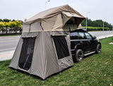 Extra Long Size Roof Top Tent 4 Person SUV Soft Shell Roof Top Tent with Changing Room