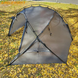 New Design Convertible Inner Tent 1/2 Person Ultralight Tent 15D Nylon Alu Pole Double Layer Self-standing Backpacking Tent