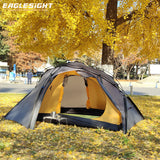 New Design Convertible Inner Tent 1/2 Person Ultralight Tent 15D Nylon Alu Pole Double Layer Self-standing Backpacking Tent