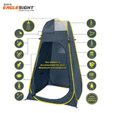 Auto Pop up Shower Tent Light Weight Easy Set up Portable Beach Instant Tent Changing Room Camping Shower Tent