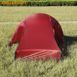 1kg Lightweight Tent Waterproof 10D Nylon 1 Person Tunnel Tent with 2-Side Silicon Coating 1 Pole Backpacking Tent