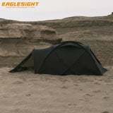 High-end 2 Person 4 Season Mountaineering Tent Waterproof 15D-20D Nylon Aluminum Pole Mountain Tent with Chimney Sleeve