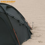 High-end 2 Person 4 Season Mountaineering Tent Waterproof 15D-20D Nylon Aluminum Pole Mountain Tent with Chimney Sleeve