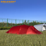 Ultralight 2 Person Tunnel Tent Waterproof 30D Nylon Double Layers 4-Season Aluminum Poles for Hiking Mountaineering Tent Tunel