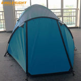 Factory OEM Double-Layer Outdoor Camping Tent 3-4 Person Fiberglass Pole Waterproof Breathable Polyester Customizable