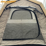 Lightweight One Room Inflatable Camping Tent Silver Coated Oxford Fabric Waterproof Outdoor Air Tent Large Space Multi-Use