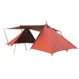 Large Family Camping Tent with 2 Bedrooms 1 Living Room OEM ODM Outdoor Family Tent Luxury Camping Tarp