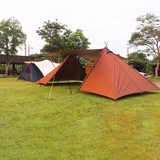 Large Family Camping Tent with 2 Bedrooms 1 Living Room OEM ODM Outdoor Family Tent Luxury Camping Tarp